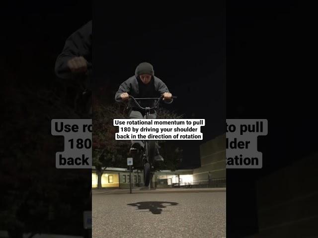 180 tutorial #bmx #bmxstreet #ytshorts