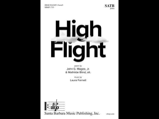 High Flight (SATB, piano) by Laura Farnell - Score & Sound