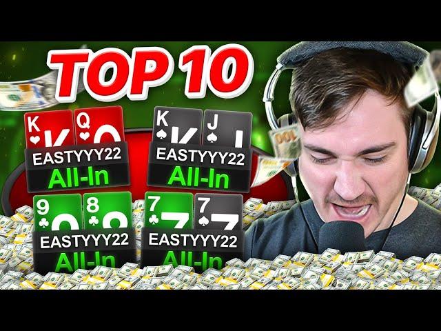 The CRAZIEST SESSION of the YEAR?! | Top 10 Hands Ep. 176