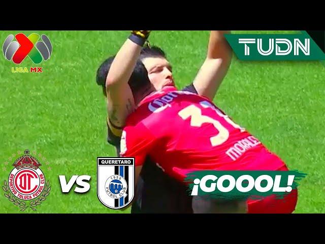 ¡ARQUERO GOLEADOR! Volpi marca de penal | Toluca 2-1 Querétaro | AP2023-J12 | Liga Mx | TUDN