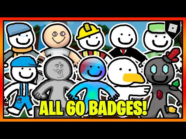 How to get ALL 60 BADGES + GUYS in FIND THE LITTLE GUYS || Roblox