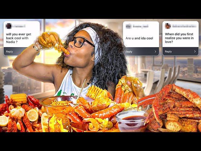 ANSWERING SPICY MOST ASKED QUESTIONS + SEAFOOD MUKBANG ️