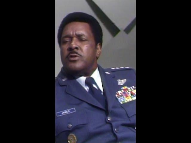 General Daniel "Chappie" James Jr. in 1975 on not deserving his title