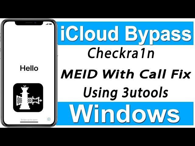 iPhone iCloud Bypass Using 3utools 2021 || New Method Unlock iCloud With Sim Bypass MEID iPhone