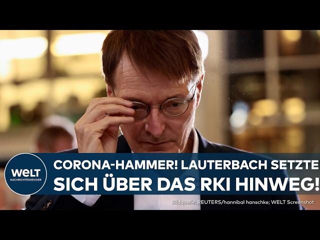 CORONA-PANDEMIE: Fehlende Aufarbeitung! Anschuldigungen gegen Gesundheitsminister Lauterbach & Spahn