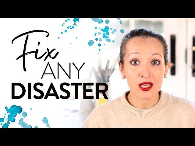 You MESSED UP your watercolors. Now what? (How to fix watercolor mistakes)