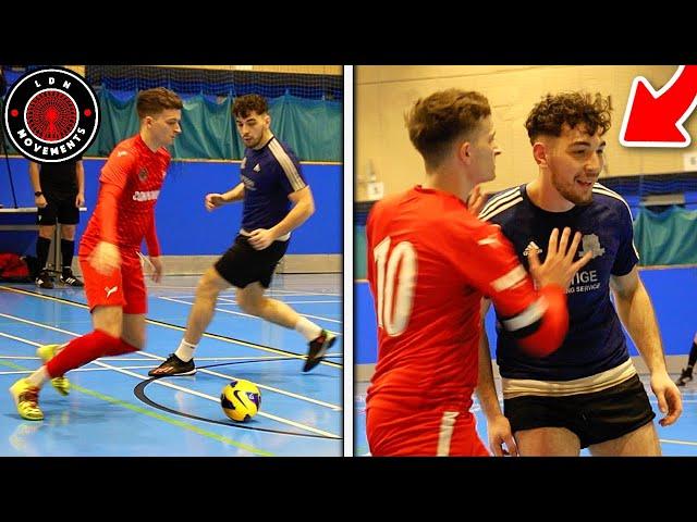 I Played in a PRO FUTSAL MATCH & It Was VIOLENT! (Football Skills & Goals)