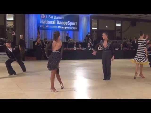 Daniel Tsarik and Victoria Gribman - USA Dance National DanceSport Championships 2015