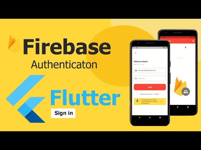 Flutter Firebase Authentication - Email & Password  | speed