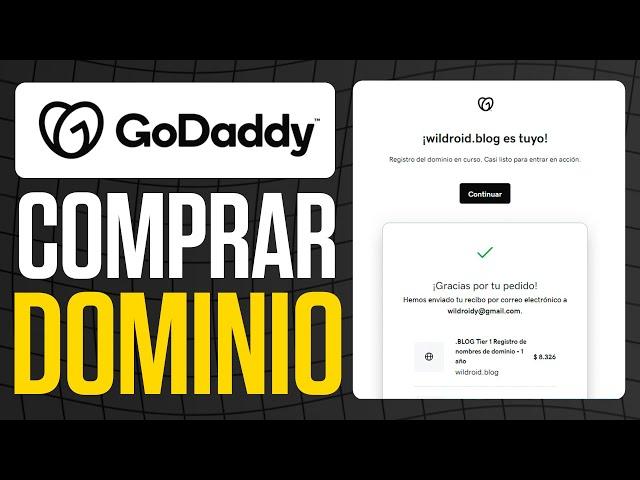 Cómo COMPRAR un DOMINIO en GoDaddy (Bien Explicado)