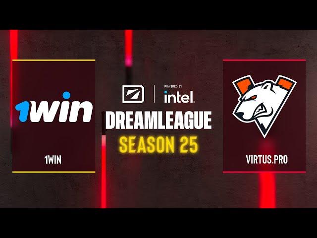 Dota2 - 1win vs Virtus.pro - DreamLeague Season 25 - Eastern Europe Closed Qualifier