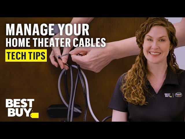 Managing Your Home Theater Cables - Tech Tips from Best Buy