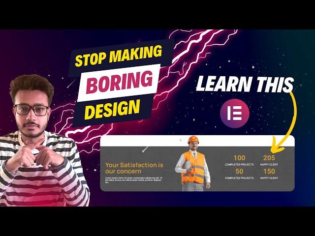 STOP Making BORING Elementor Client Satisfaction Section Design