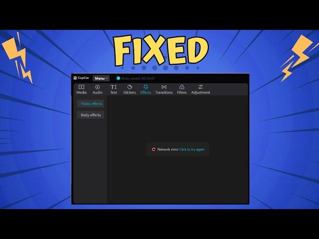 Fix Capcut Network Error on PC 2024 | Capcut Network Problem