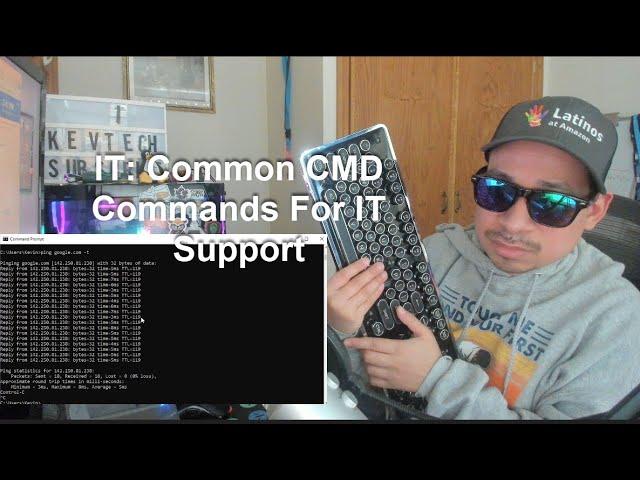 IT: Free Training (Common CMD Commands For IT Support)