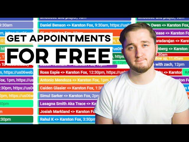 How To Get Appointments For FREE (SMMA 2024)