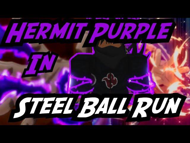 Hermit Purple In Steel Ball Run | Your Bizarre Adventure Roblox