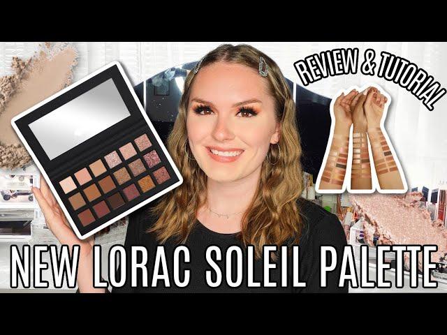 NEW LORAC PRO PALETTE SOLEIL REVIEW, TUTORIAL, AND SWATCHES | new lorac cosmetics eyeshadow palette