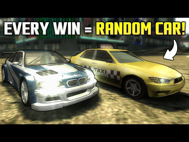 NFS Most Wanted, But Everytime I Win The Car CHANGES!