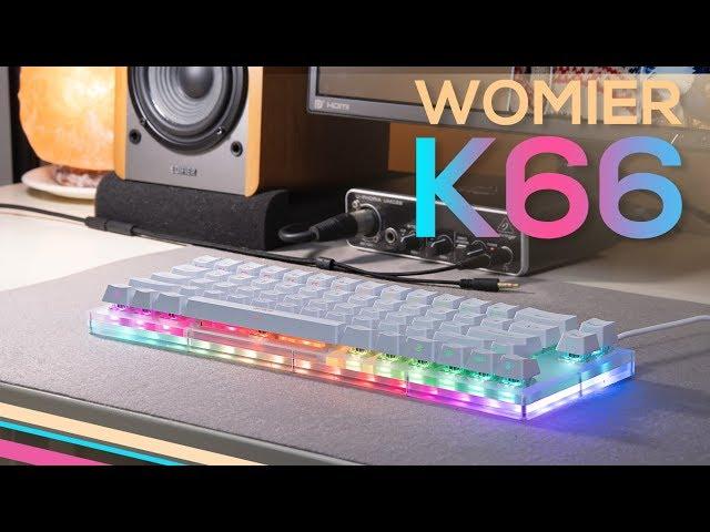 Acrylic RGB Mechanical Keyboard! - Womier K66 Review