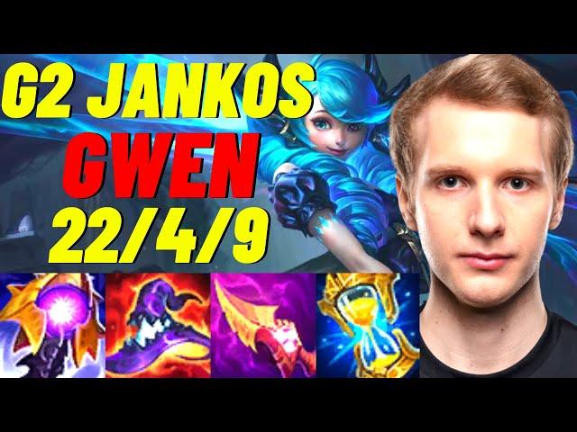 G2 JANKOS PLAYS GWEN VS XINZHAO JUNGLE |EUW CHALLENGER PATCH 11.11|[League of Legends] Full Gameplay