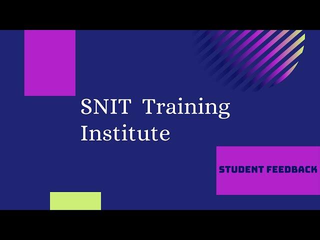 CCNA Course Student Success Story | SNIT Training Institute