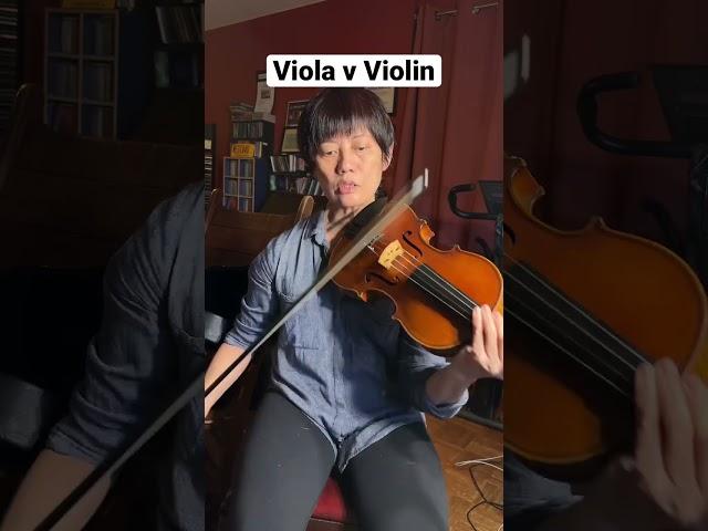 What is the difference - Violin  and Viola