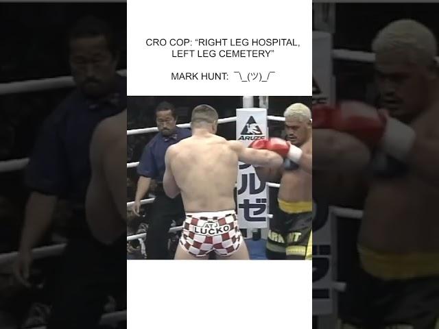 Mark Hunt had an iron chin  #crocop #markhunt #kickboxing