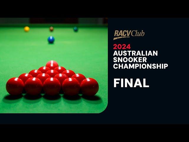 2024 RACV Club Australian Snooker Championship | Final | Best of 11