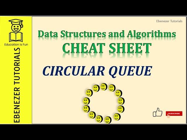 Circular Queue in 1 minute | Cheat Sheet | Exam Preparation EASY :) | Ebenezer Tutorials