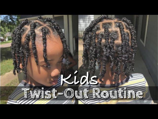 Twist Out Tutorial | Kids | Natural Hair | Type 4 Hair