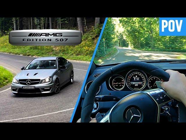 Mercedes-Benz C63 AMG Edition 507 - POV | FLYBYS | SOUND [4K UHD]