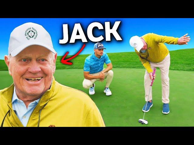 Jack Nicklaus gives Good Good a Golf Lesson