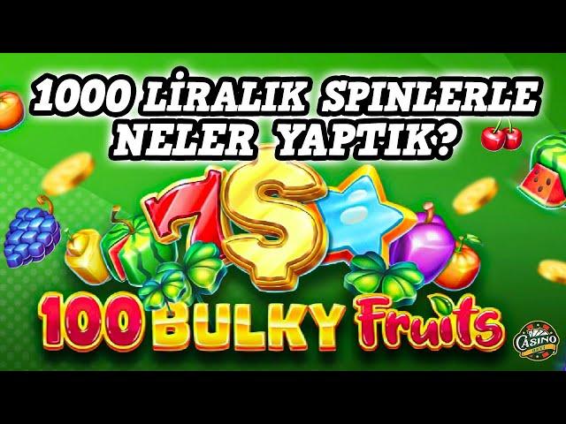  AMUSNET SLOT OYUNU 100 BULKY FRUITS  YÜKSEK BET #CASINO #SLOT #SLOTOYUNLARI