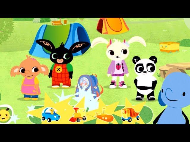 Bing Camping Gameplay | Go Explore App | CBeebies | Bing English