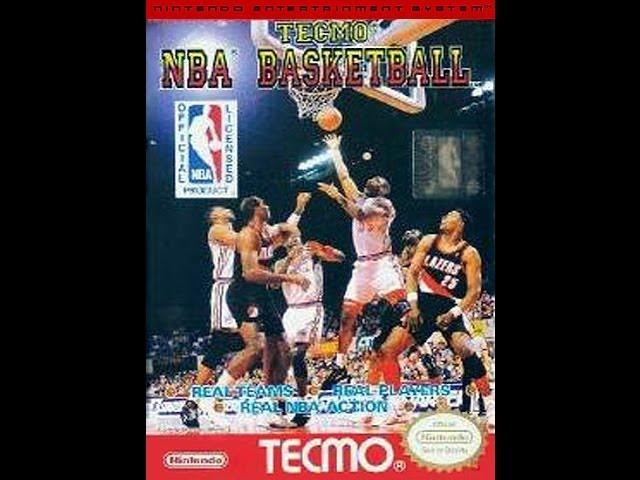 Tecmo NBA Basketball (Nintendo Entertainment System) - Portland Trail Blazers vs. Los Angeles Lakers