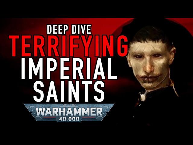 Terrifying Truth of Imperial Saints in Warhammer 40K #wh40klore #sistersofbattle #chaosgods