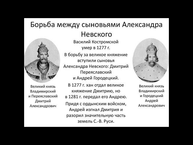 Великий князь Дмитрий Александрович Переяславский.