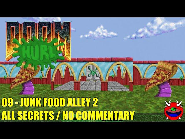 Doom H.U.R.L.: Slob Zone 3D Remade V2 - 09 Junk Food Alley 2 - All Secrets No Commentary