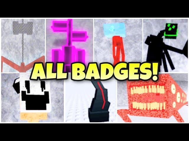 How to get ALL BADGES + MORPHS in TREVOR CREATURES SIMULATOR - ROBLOX