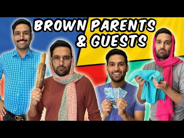 BROWN PARENTS AND GUESTS! | COMEDY VIDEO