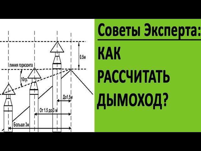 Как рассчитать высоту дымохода?丨Советы от ЭКСПЕРТА丨