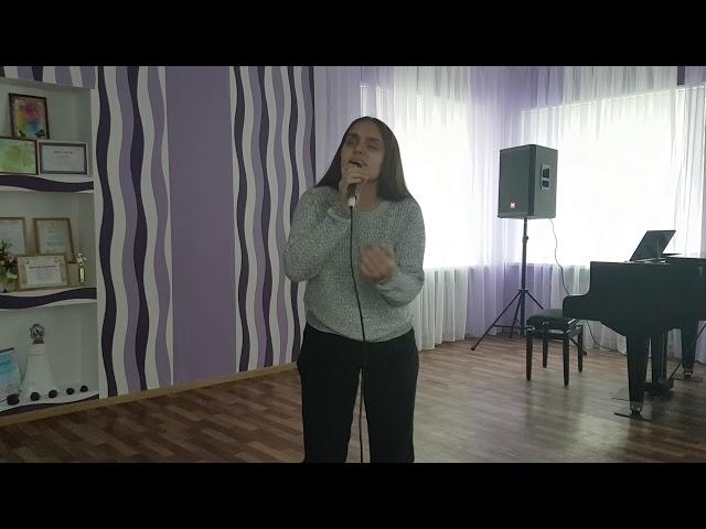 Ангелина Гваджая, 15 лет. "What about us" Pink cover