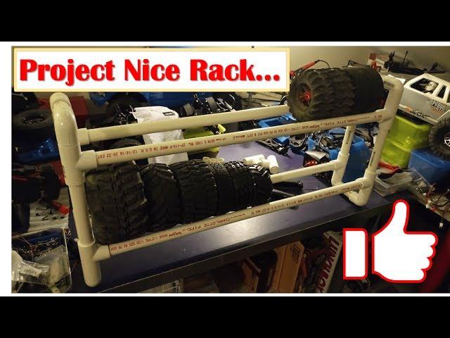 Project Nice Rack - DIY Quick and Cheap PVC RC Tire Rack