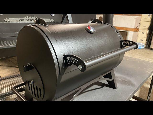 DIY bbq grill from water tank