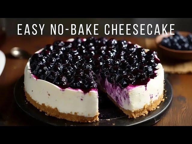 Easy and Delicate No-Bake Cheesecake! A Foolproof Recipe You'll Love