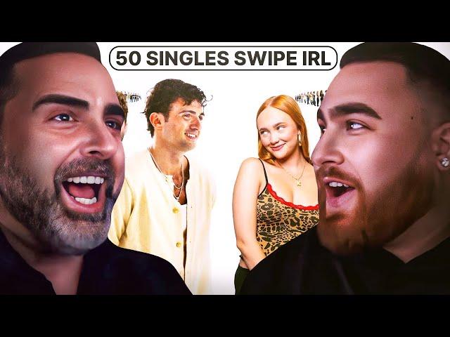 LosPollosTV And Dad React To 50 more strangers swipe on each other | season 3