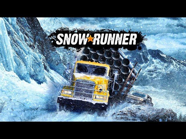 Прохождение SnowRunner #1 | первый запуск игры