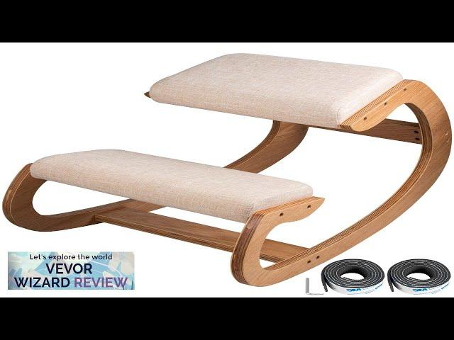 VEVOR Ergonomic Kneeling Chair Heavy Duty Better Posture Kneeling Stool Office Chair Review