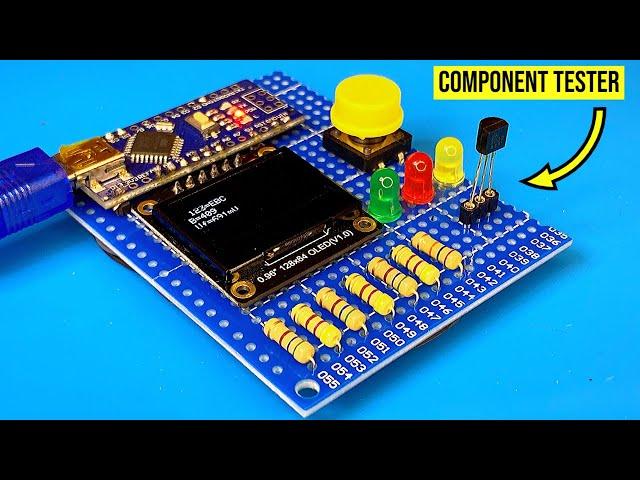 how to make electronic component tester, using Arduino nano ,dfrobot